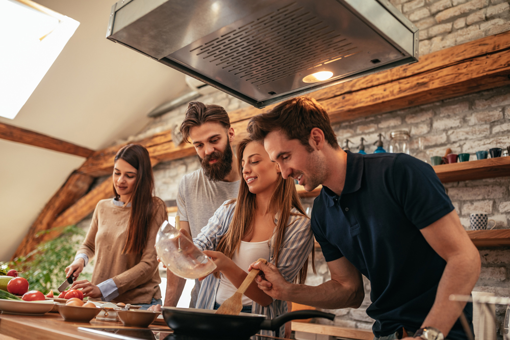 sober fun - cooking with friends