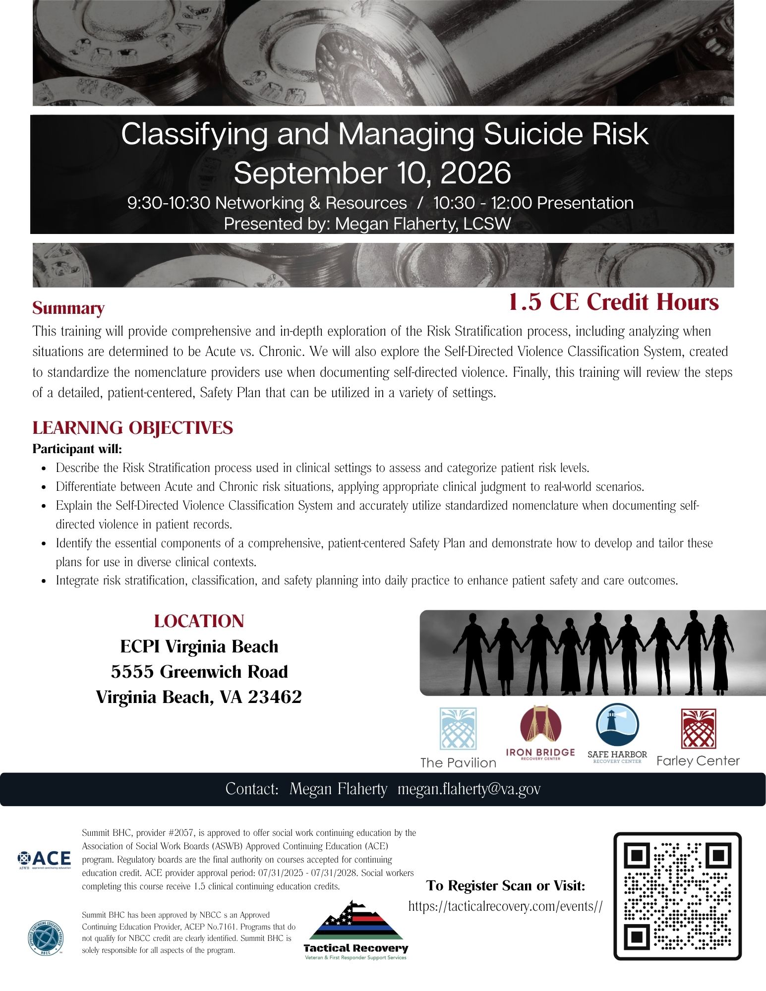 Classifying & Managing Suicide Risk
